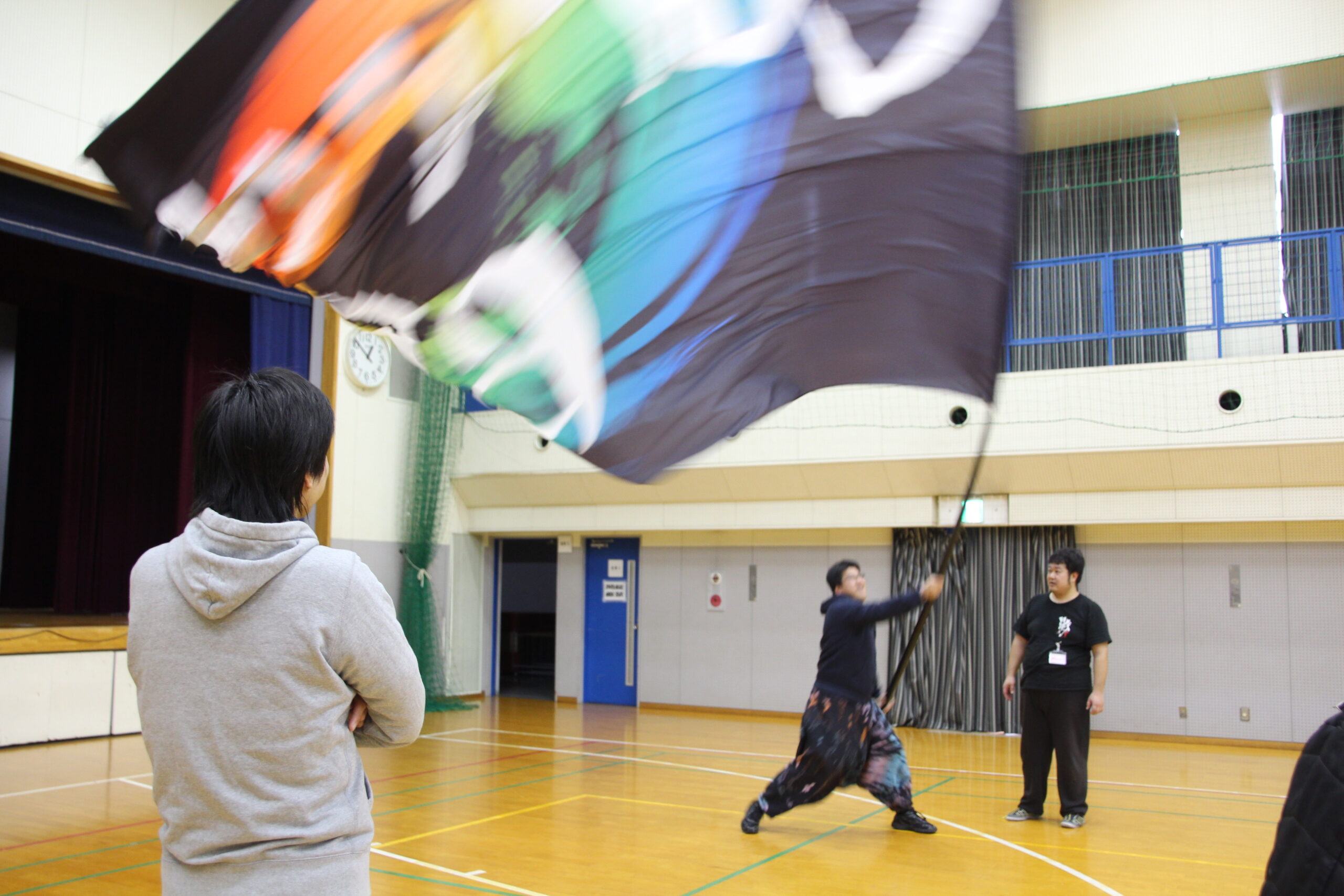 さくらよさこい ２月９日の練習 Npo法人コモンビート